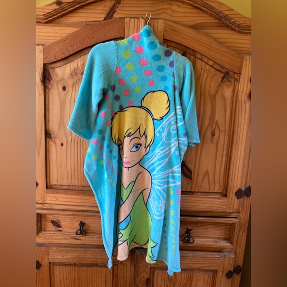 Disney Pajamas Girls Disney Fairies Tinkerbell Blue Pink Blanket